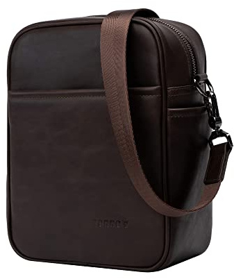 TORRO Cross Body Bag – Genuine Leather Shoulder Bag with Adjustable Shoulder Strap