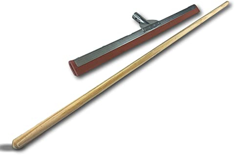 Kibros Raclot escurridor de Suelos 75 cm Labio de Neopreno Reforzado | Labio de neopreno reforzado de alta densidad, mango de 1,30 m, casquillo metálico, para suelos resistentes y uso intensivo.