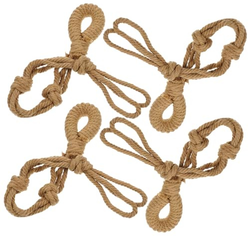 BESPORTBLE 4pièces Lot de Supports Muraux pour Plantes Rallonges Macramé pour Pots De Fleurs Suspendus Corde pour Suspension De Plantes Intérieures