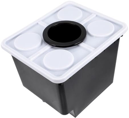 CIYODO Jardinière en Plastique Stable pour Culture Hydroponique sans Terre, Seau de Culture Pratique pour Légumes et Fleurs en Intérieur et Extérieur