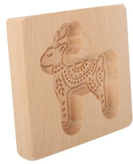 DRESSOOS 1pièce Moule à Biscuits Bois Forme De Cerf Outils De Pâtisserie Pratiques Pour Cookies Et Décorations Artisanales