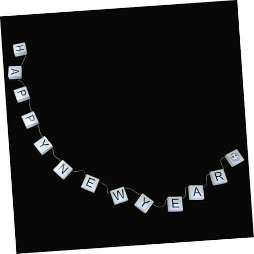 CATIEBYE LED Leuchtschild mit Buchstaben aus Kunststoff 3 Meter Lichterkette für Hochzeit und Wohnkultur Romantische Atmosphäre 20 Leds Batteriebetrieben