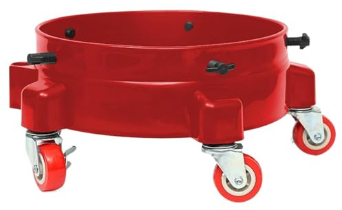 Bucket Wheels, Multifunctional Bucket Buddy, Car Wash Accessories, Bucket Caddy Wheels, Driveway Sealing Bucket, Masonry Work Bucket for Masonry, Painting, Car Washing, Driveway Sealing