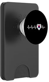 Korea Flag Heartbeat Taegukgi Flag Heart Love South Korea PopSockets PopWallet for MagSafe