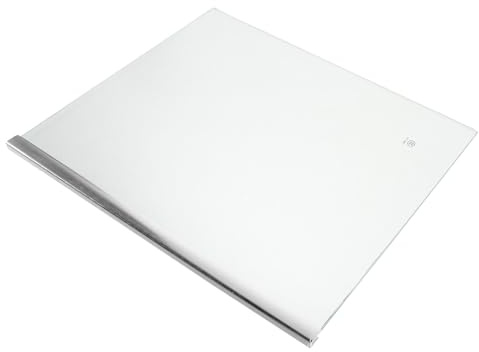 Housoutil Estante de Vidrio Templado para Refrigerador 300X290 MM Borde Recubierto Rejilla Divisoria Transparente para Congelador y Almacenamiento de Alimentos Frescos Reemplazo para