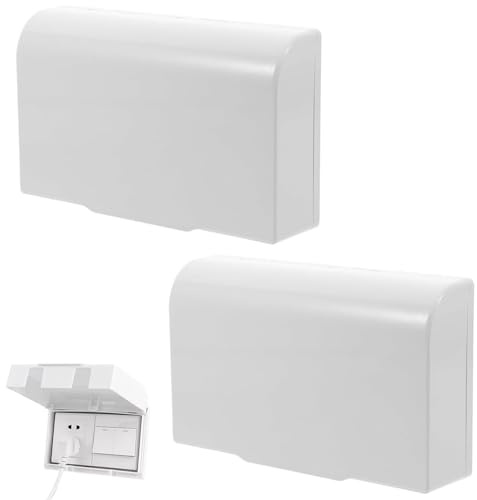 2-Pack UK Safety Socket Covers（19.2cm*12cm*4.3cm）, Childproof Electrical Outlet Protectors with Waterproof and Dustproof Design for Enhanced Home Security