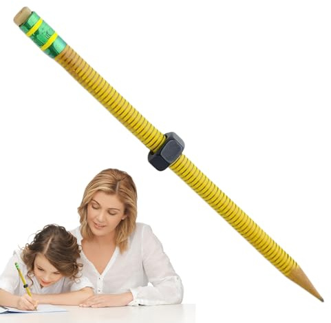 Lápiz – Lápiz de madera Twist & Write ponderado con tuerca giratoria | Herramienta de escritura portátil antiestrés para la escuela oficina en casa | Color aleatorio, Actividad calmante Regalo Para Y