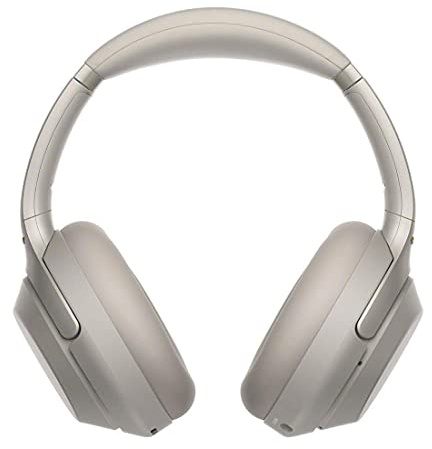 Sony WH-1000XM3 Casque Bluetooth à réduction de bruit sans fil avec micro pour appels téléphoniques, Alexa et Google Assistant intégrés, Argent