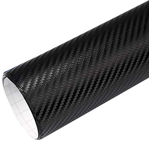 Rapid Teck® 3,89€/m² AutoFolie Serie 560MG 3D Carbon schwarz 5m x 1,52m Premium Car Wrapping Folie mit Luftkanal