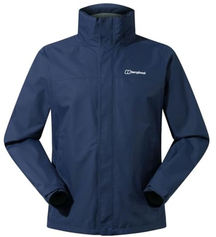 Berghaus Hillmaster Interactive Gore-Tex Veste imperméable respirante et durable pour homme, Bleu Navy, L EU