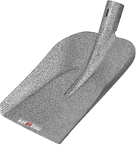KOTARBAU® Robuste Schaufel 285 x 230mm Gartenschaufel für 38 mm Stieldurchmesser Stahlschaufel zum Aufnehmen von Schüttgut OHNE STIEL