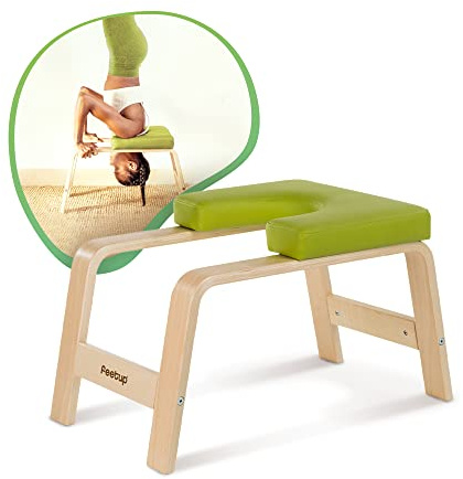FeetUp Trainer The Original - Yoga kopfstandhocker, Yoga Inversion Bank, Simply and Safely Reverse. Get Fit Relax. Turn Your Yoga Upside Down