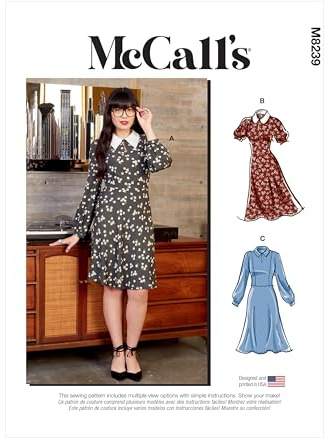 McCall's Schnittmuster M8239F5 Damenkleid