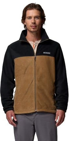 Columbia Steens Mountain 2.0 ytterlagerfleece med full dragkedja, mysig fleece, hållbar design, säkra fickor, utomhusessentiell - herr