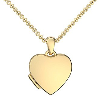 Foto Medaillon Herz Gold hochwertig vergoldet Herzkette Herz Anhänger zum Öffnen mit Kette Herzmedaillon Amulett Fotos Bild Bilder Medailon Medallion Kettenanhänger aufklappbar