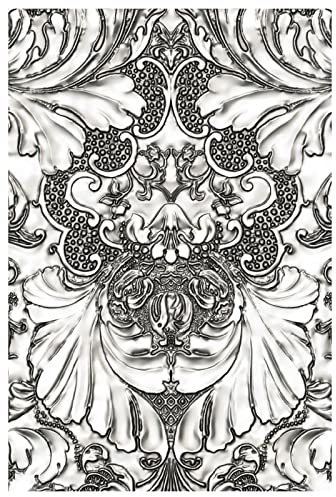 Sizzix 3-D Texture Fades Embossing Folder Damast von Tim Holtz, 665733