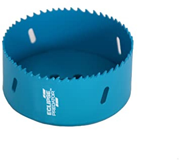 ECLIPSE Professional Tools - EBVP-102-102mm Predator HSS Bimetal Holesaw, Exceptional Cutting Performance on Steel, Cast Iron, Brass, Bronze, Aluminium, Plastic and Woods, Arbor Not Supplied