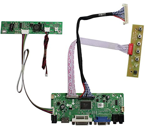 VSDISPLAY Audio LVDs Board für 21,5 Zoll 1920 x 1080 30pins LCD-Bildschirm | H/D VGA DVI Fahrerplatine