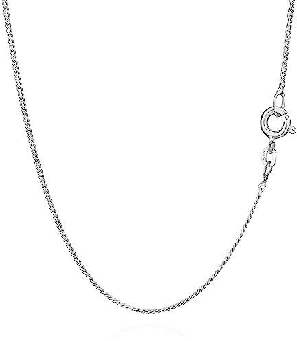 NKlaus Panzerkette damen silber, für Damen, 925 Silber 55cm, 1 Stück | Breite: 1,1mm; Gewicht: 1,86g; silver chain 55cm; lange halskette aus silber
