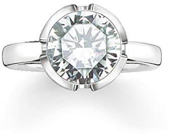 Thomas Sabo Damen Fingerring 925 Silber Silber TR2036-051-14, Ringgroesse:56 (17.8)