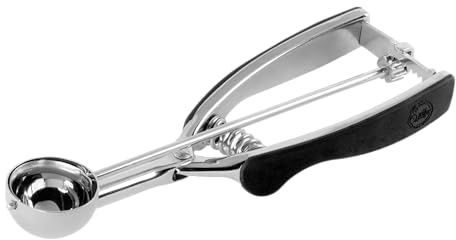 Eisportionierer aus rosrfreiem Edelstahl mit Auslöser - vielseitig einsetzbar (3,5 cm)
