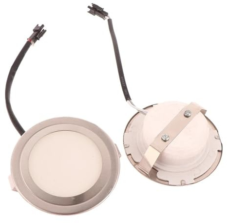 ruehalf 2-Piece 70mm Range Hood Light LED Bulb DC12V 1.5W Kitchen Cooker Light Lamp Cabinet Closet Cupboard Light