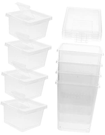 COSMEVIVI Reptilienkäfig Und Reptilienbox Aus Kunststoff Belüftet Und Tragbar Geeignet Für Spinnen Und Schlangen Haustier Futterbox Für Zuhause Und Outdoor