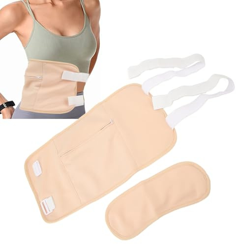 ACESOME 2 Stück Castor Oil Pack, Rizinusöl-Packung für Taille und Hals, wiederverwendbare Bio-Rizinusöl-Packung Baumwollflanell & weiche Bänder,zur Leberentgiftung Nackenentspannung verbessert