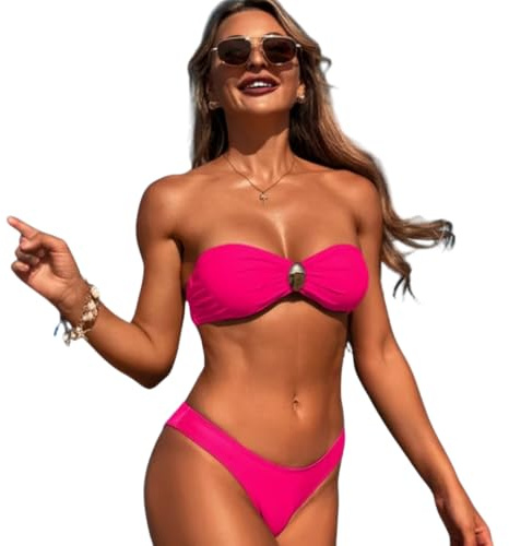 Yara - Maillot de Bain - Bikini- Bandeau - Culotte Marque Suisse