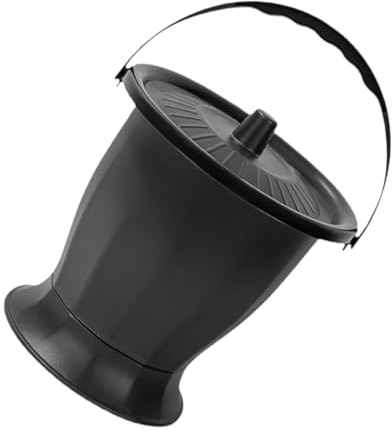 HAMPPLIES Orinal Portátil Para Adultos Inodoro De Reutilizable Tapa Urinario De Viaje Para Camping y Uso Casa Fácil De Limpiar y Transportar