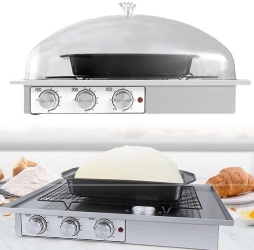 DDNGEJ Macchina per la fermentazione del Pane, Kit di Strumenti per la Produzione di Pane con lievito Madre e Regolazione di umidità/Temperatura/temporizzazione