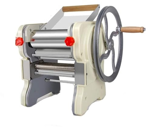 WUTIANBAO Maquina para Hacer Pasta Máquina Manual De Fideos, Rodillo De Masa Manual, Fabricante De Pasta De Fideos De Acero Inoxidable Maquina Pasta Fresca