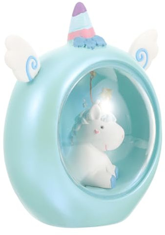 VILLCASE Lampada Forma Di Unicorno in Resina Luce Da Tavolo Per Camera Da Letto Decorazione Luce Calda Idea Regalo Per Ragazzo Ragazza Ragazza e Amici