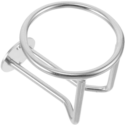 iplusmile Portabicchieri in Acciaio Inox Per Barca Portabicchieri Per Bevande Anello Per Bicchieri