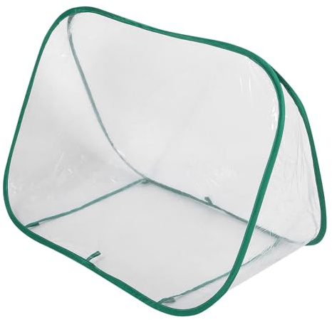 Toyvian Mini-gewächshaus Faltbar Kompaktes Pflanzenhaus Blumenhaus Aus PVC Mobiler Pflanzenschutz Anzuchtzelt Für Außenbereich Tragbarer Pflanzenschutz Für Kleine Gärten Oder Balkone