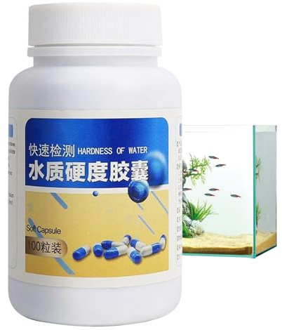 Generico Compteur de dureté de l'eau | Kit de test de dureté d'eau,Set de test pour - pour bassin d'étang piscine aquarium