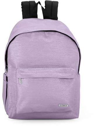 COMIX Lurex - Zaino Scuola per Bambini e Ragazzi, con Ampi Scomparti, Tasca Frontale, Chiusura a Zip e Spallacci Regolabili, 32x43Hx23 cm, 31 L