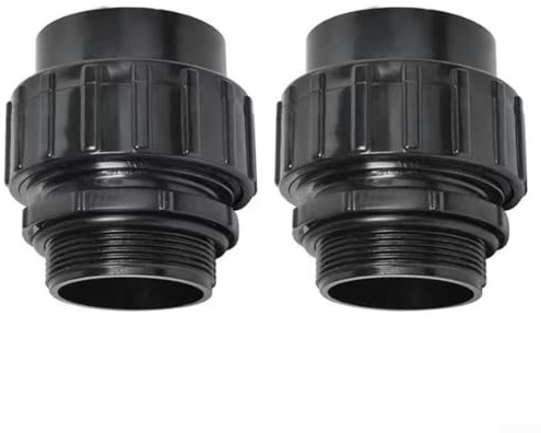 Lot de 2 raccords de pompe à sable compatibles avec les systèmes de tuyaux Hayward de 3,8 à 5,1 cm de diamètre pour filtres de piscine