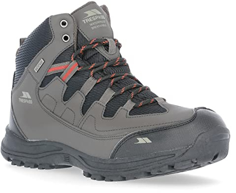 Trespass Mens Finley Mid Waterproof Hiking Boots