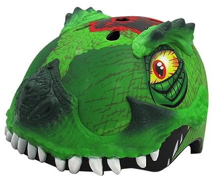 RASKULLZ Child/Kids Helmet (5+ YEARS) - T-Rex Awesome - Unisize 50-54cm