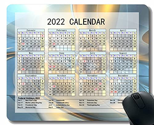 Spezielles Design 2023 Kalender Mauspad, Balllegierungslichtmetall Gaming Mauspad
