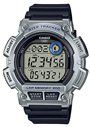 Casio Men's Quartz Sport Watch with Resin Strap, Black, 24 (Model: WS-2100H-1A2VCF), Black, Modern