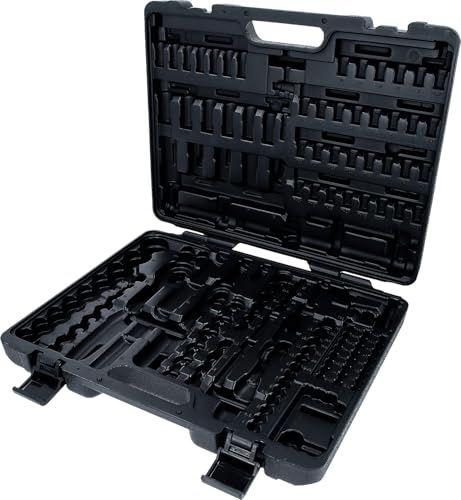 KS Tools 918.0795-99 Kunststoff-Leerkoffer (ohne Inhalt) für CHROME+ Steckschlüssel-Satz, 195-tlg. 1/4+3/8+1/2 [ASIN B06Y11X4ZG], Schwarz