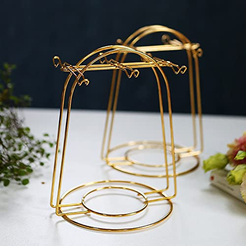 Kaffee Tassenhalter, Metall Becherhalter Küche Tassenhalter Stehend Tassenturm Cup Holder Kitchen Abtropfhalter Anti-Rost Becherständer Display Stand Tee Tasse Becher Organizer für 6 Kaffeetasse