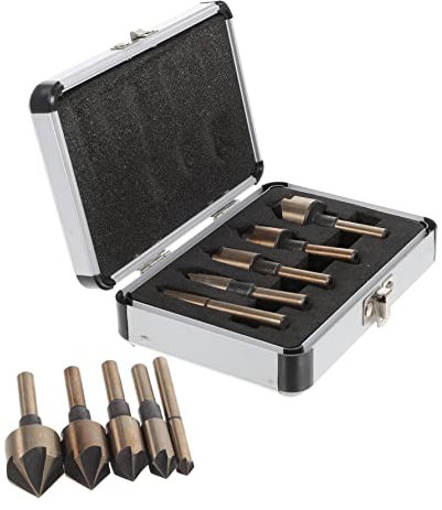 HONMEET 1 Satz Senker-bohrer-set Für Holz Und Metall Fräser-bohrer-set Mit Sechskant