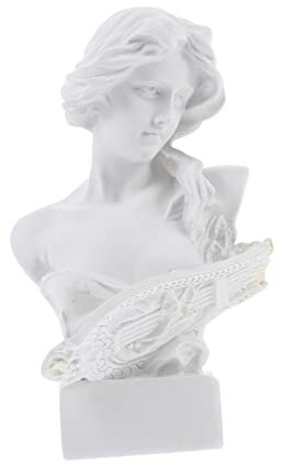 DECHOUS 1stück Elegante Skulptur Vase Resin Blumenvase Stifthalter Für Home Decor Büro Weibliches Porträt Design Chic Stilvoll Für Hochzeiten Innendekoration Resin Blumenvase Mit