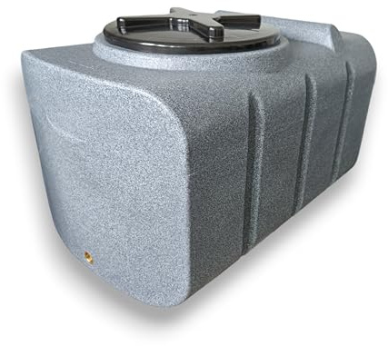Varile 180L Trinkwassertank | BPA-Frei | integriertes 3/4 Messinggewinde | Made in EU | Lebensmittelgeeignet (Granit)
