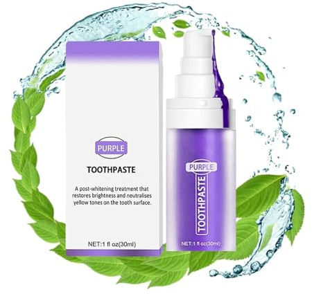 Lila Zahnpasta Weisse Zähne, Purple Teeth Whitening Toothpaste, Lila Zahnaufhellung Zahnpasta, Purple Toothpaste, Purple Zahnpasta, Zahnpasta Weisse Zähne