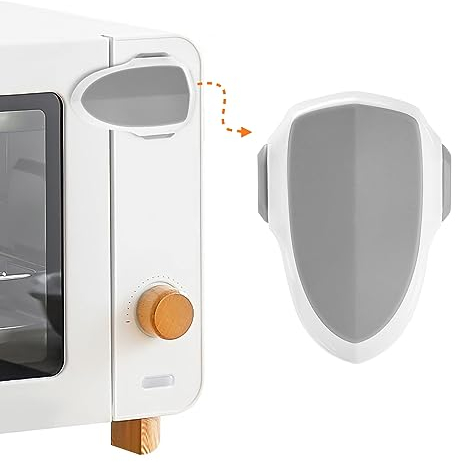 GCRQ Backofen Kindersicherung, Kindersicherung Herd, Herdschutz Kinder, Herdschutz für Babys & Kleinkinder, Hitze-Resistentem 3M Kleber, Einfache Installation(1 Stück, Weiß)