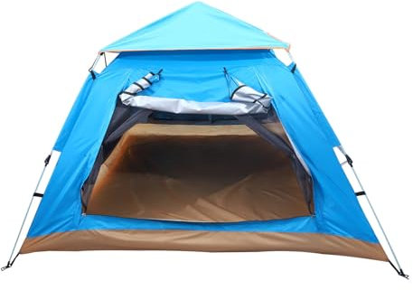 Supvox Großes Campingzelt Aus Automatisches Faltzelt Für Outdoor-aktivitäten Wetterfester Regen-Schutz Für Familien Oder Gruppen Personen Leicht Zu Transportieren Lagern